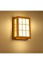 Solid wood wall lamp bedroom/hotel bedside.