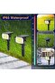 4-pack solar spotlights 72 LEDs warm white. - 5