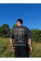 Ataturk Front and Back Printed Oversize 100% Cotton Fabric T-Shirt Unisex Design Quality Printing Emerald Green - 5