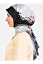 Ring Patterned Scarf - Gray - 3
