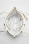 Women's White Color Zippered Lined Star Detailed Hand and Shoulder Bag - 2