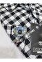 Modelli Checkered Trend Cotton-Linen Blend Short Sleeve Children's Shirt - 4