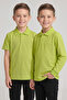 Children's Pistachio Green 2-Piece Polo Collar Short Sleeve and Long Sleeve School T-Shirt