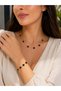 Four-Leaf Clover Bijoux Steel Necklace & Bracelet Set (Stainless) - 2