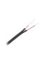 Black 4mm 2RCA Audio Cable Roll - 3