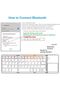 لوحة مفاتيح لاسلكية محمولة قابلة للطي مع لوحة لمس لأجهزة iPhone 15 Pro Max/iPad - 3
