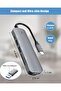 موزع USB 3.0 نشط بـ 8 منافذ، محول USB مع مصدر طاقة 5 فولت 3 أمبير، شاحن سريع ومحول بيانات - 6