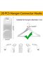 20 hooks hooks closets white space-saving coat walk- closets spaces convenient save space can be connected other hooks - 3