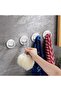 6 hooks hooks towel Clothes Bathroom Kitchen Office steel Stainless Wall Silver required hooks Towel racks Bathrobe hooks Toilet - 5