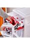 Drop Front Shoe Storage Box, No Assembly Stackable Shoe Organizer Storage Bin with Clear Doo - 6