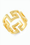 Labyrinth Metal Ring