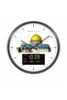 Digital Azan Wall Clock with Worldwide Prayer Times, Qibla, LCD Display, Calendar & Temperature - 2