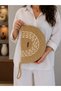 Women's Handmade Jute Bag |   Half Moon Knitted Clutch |   Bohemian Stylish Daily Handbag - 2