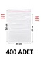 400 Pcs 35X45+5 cm Polyethylene Taped Transparent Nylon Bag 35X50 cm Adhesive Flat Pe Bag
