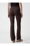 Xside Brown Soft Touch Spanish Leg Women's Leggings - 4