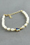 Butterfly Oval Pearl Bracelet - 2