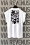 Gym Hip Hop Back Printed Zero Sleeve Crew Neck Sports Tshirt