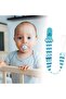 Pacifier Clip Teething Toys Teethers Teething Straps | Pacifier Holder and Leash BPA Free Silicone S - 3