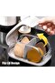 Beauty Blender Holder with Lid - Portable Makeup Sponge Organizer Case for Countertop Storage, Clear - 4