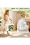 2 PCS 𝐓𝐨𝐲 Storage Bins with Clear Lids & Handles, 12 Inch Cube PVC Storage Organizer Boxes, Foldable - 6