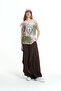 Brown Draped Balloon Pants 19156 - 3