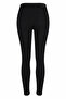 Basic Navy Blue Women's Fabric Trousers X-281 - 3