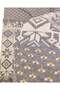 Gray Yellow Orange Panel Patterned Lightweight Terry Jacquard Interlock Fabric 150X125Cm (Each Panel) - 5