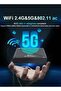 جهاز استقبال تلفزيوني ذكي بدقة 8K يعمل بنظام أندرويد 14، معالج رباعي النواة ARM Cortex A53 مع واي فاي 2.4 جيجا/5 جيجا وواي فاي 6 وجهاز تحكم عن بعد - 3