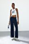 Crop Top Printed Crew Neck Sports Athlete Tank Top H2000Ax26Au - 2