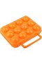 Plastic Egg Tray Container, Secure Lid and Handle Double Side Egg Storage Box for Refrigerat