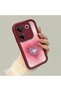 Tecno Camon 20 Pro 5g Compatible Pink Gradient Heart Spider Web Pattern Silicone Case
