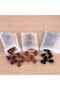 100 cooking spice bags, 10 x 8 cm cotton bags with drawstring, reusable; empty tea bags; gauze bags for cooking soups and loose tea. - 3