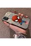Samsung Galaxy A51 Compatible Spider Man Patterned Silicone Edge Hard Back Case Couple Phone Case - 2