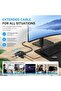 موزع USB 3.0، موزع USB بـ 7 منافذ مع كابل تمديد بطول 1.2 متر، موزع USB محمول، سرعة نقل بيانات تصل إلى 5 جيجابت في الثانية. - 2