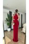 Long dress with side neckline - 3