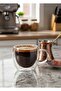 2-Pack Turkish Coffee Cup Espresso Cup Double Walled 80 ml - 3