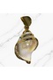 Seashell Earrings with Gold Color Details, Premium Quality - 2