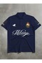 Polo Collar Regular Fit Milano Italy Printed Men's T-Shirt