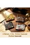 Premium Dubai Souvenirs Metal Refrigerator Decor, Iconic Burj Khalifa & Dubai Frame Landmarks, Great Travel Gifts for Friends and Family, Retro Alloy Kitchen Home Decoration - 6