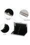 Metal card holder silver locking 6 slots slim 10x7.5x2.5cm. - 3
