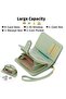 Women's zippered wallet coin pocket anti-theft. - 2