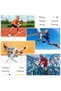 6-Pair Sports Socks - Men's Shoes Soccer Non-Slip Tennis Black Fitness Compression Suitable for Most - 3