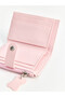 Ecru Leather Look Dog Print Girls' Wallet - 5