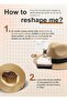 Panama hat white 54-57cm adjustable UV straw beach. - 2