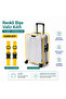 Transparent Luggage Protective Cover and Luggage Belt * 2 Pieces * Yellow - Cabin