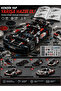455 Pieces Sports Car Building Set 1:18 Scale Pull Back and Release Model Car Block Toy for Ages 6+ Legosu - 6
