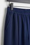 Modal Fabric Ribbed Detailed Women's Trousers with Elastic Waist - 2