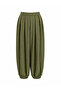 Pleated Satin Shalwar Trousers