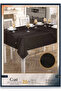 Gabi American Service Dinnerware Table Set for 12 People 26 Pieces 160 × 260 cm Runner Set Black - 5