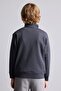 Oversize Half Zipper High Collar Sweatshirt for Boys H7132A826Au - 5